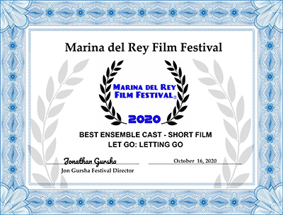 Best Ensemble Cast - Short Film - Marina Del Rey Film Festival - 2020
