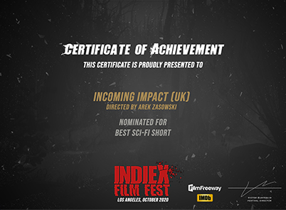 Indie X Film Fest Award Nomination