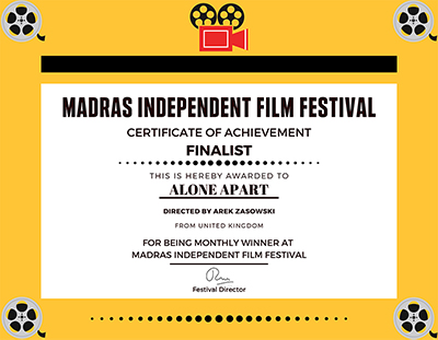 Finalist – Madras Independent Film Festival