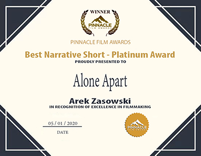 Best Narrative Short - Platinum Award