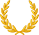 Golden laurel award icon representing audience choice and film festival accolades